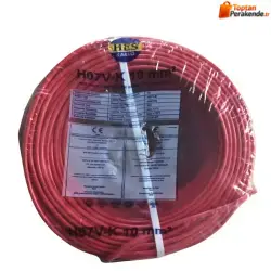 Hes Nyaf Kablo 10 mm² Kırmızı ( H07v-K )